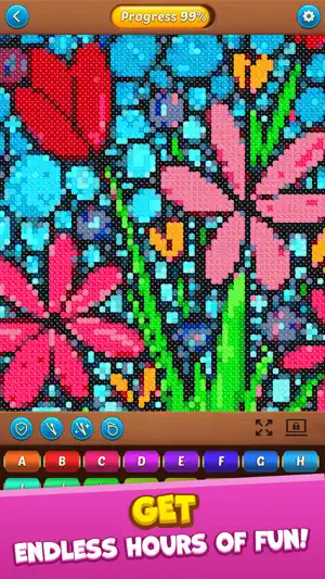 Cross Stitch: Coloring Art screenshot 1