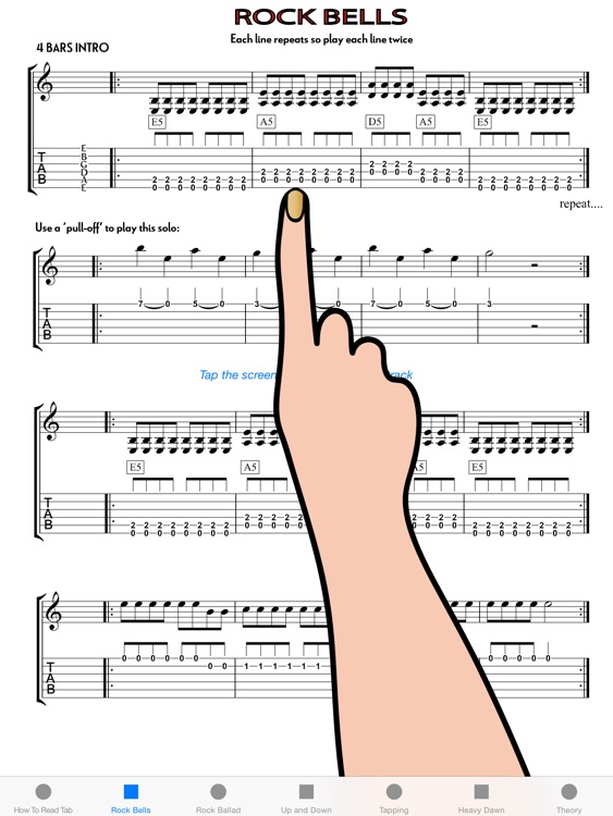 Rock Guitar Tab