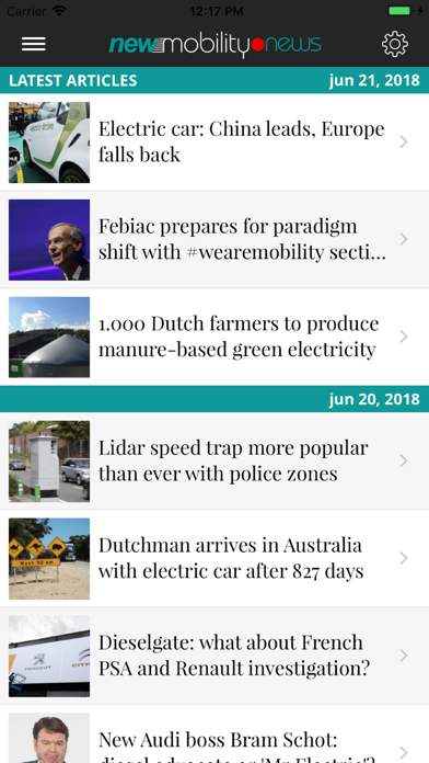 Screenshot #2 pour Newmobility.news