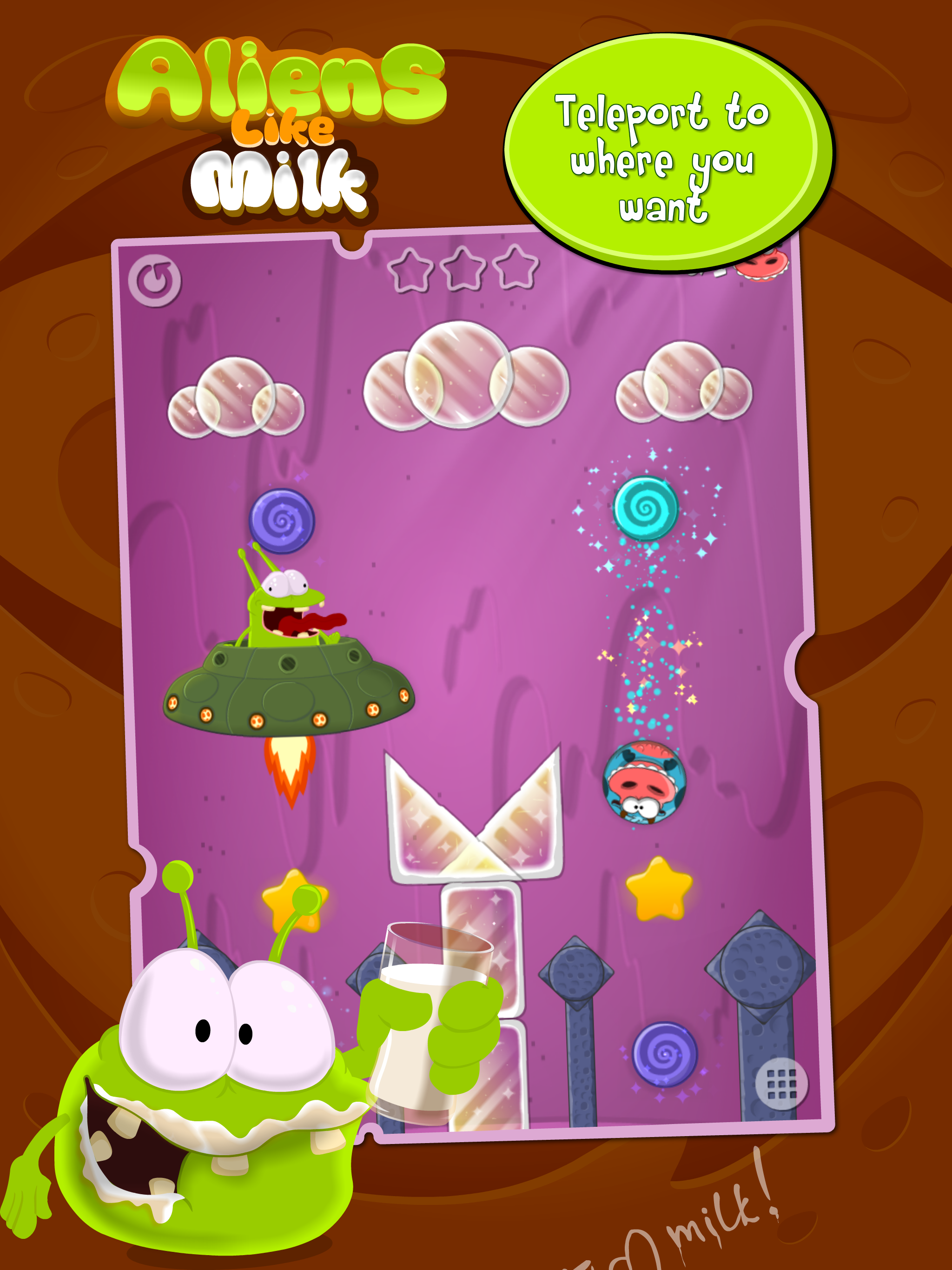 Aliens Like Milk For Kids screenshot 9