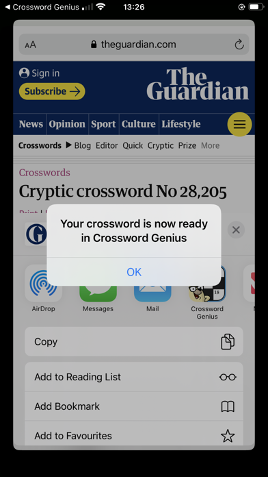 Crossword Genius Screenshot