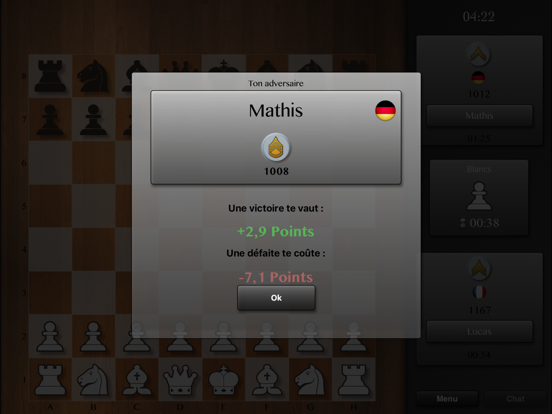 Screenshot #6 pour Echecs multiplayer