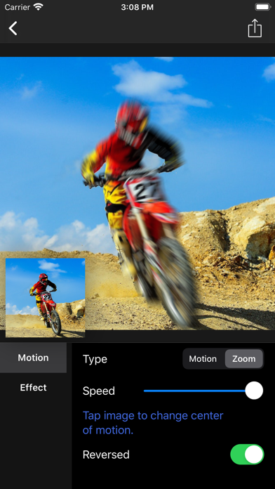 Motion Blur - Panning Photo Screenshot