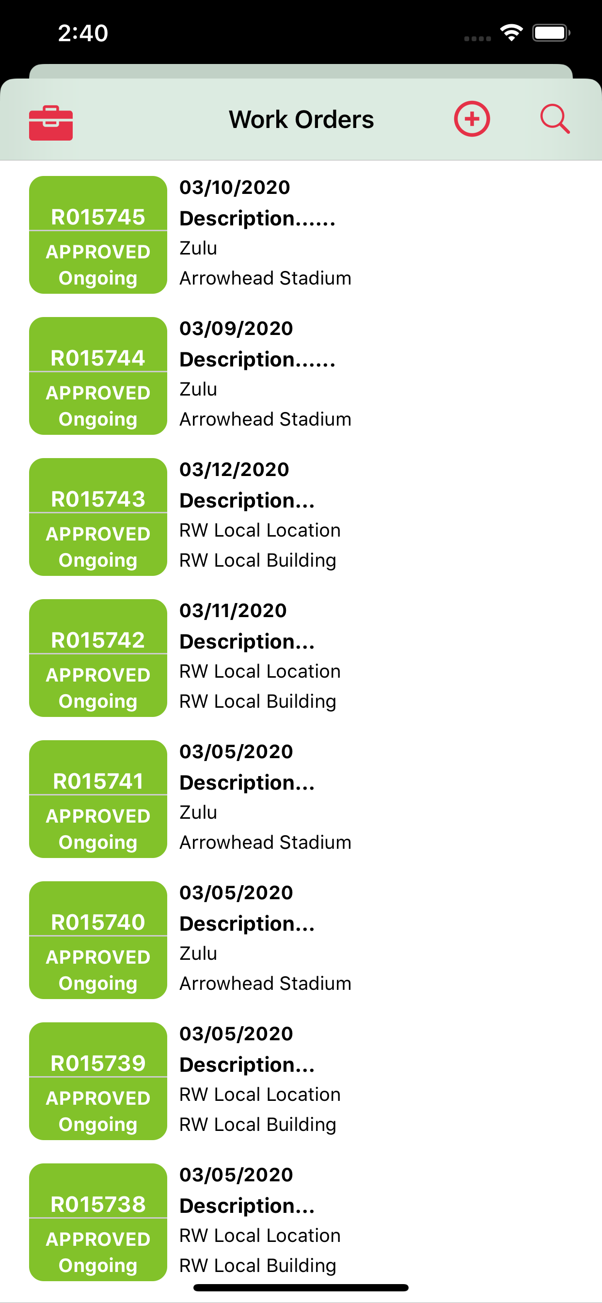 Work Order Rschooltoday
