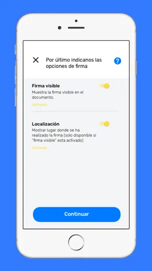 Captura de pantalla de USign - Firma Digital en iPhone 4