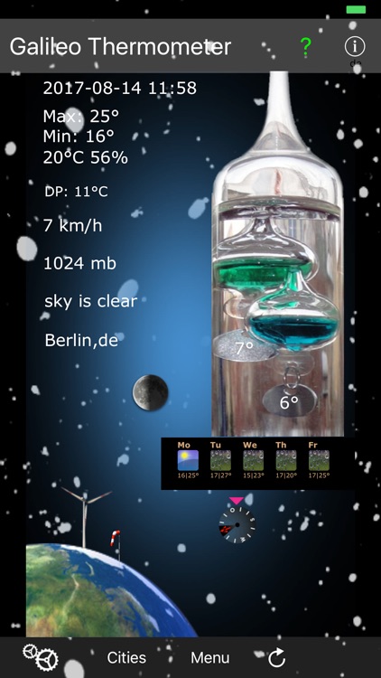 Galileo Thermometer screenshot-4