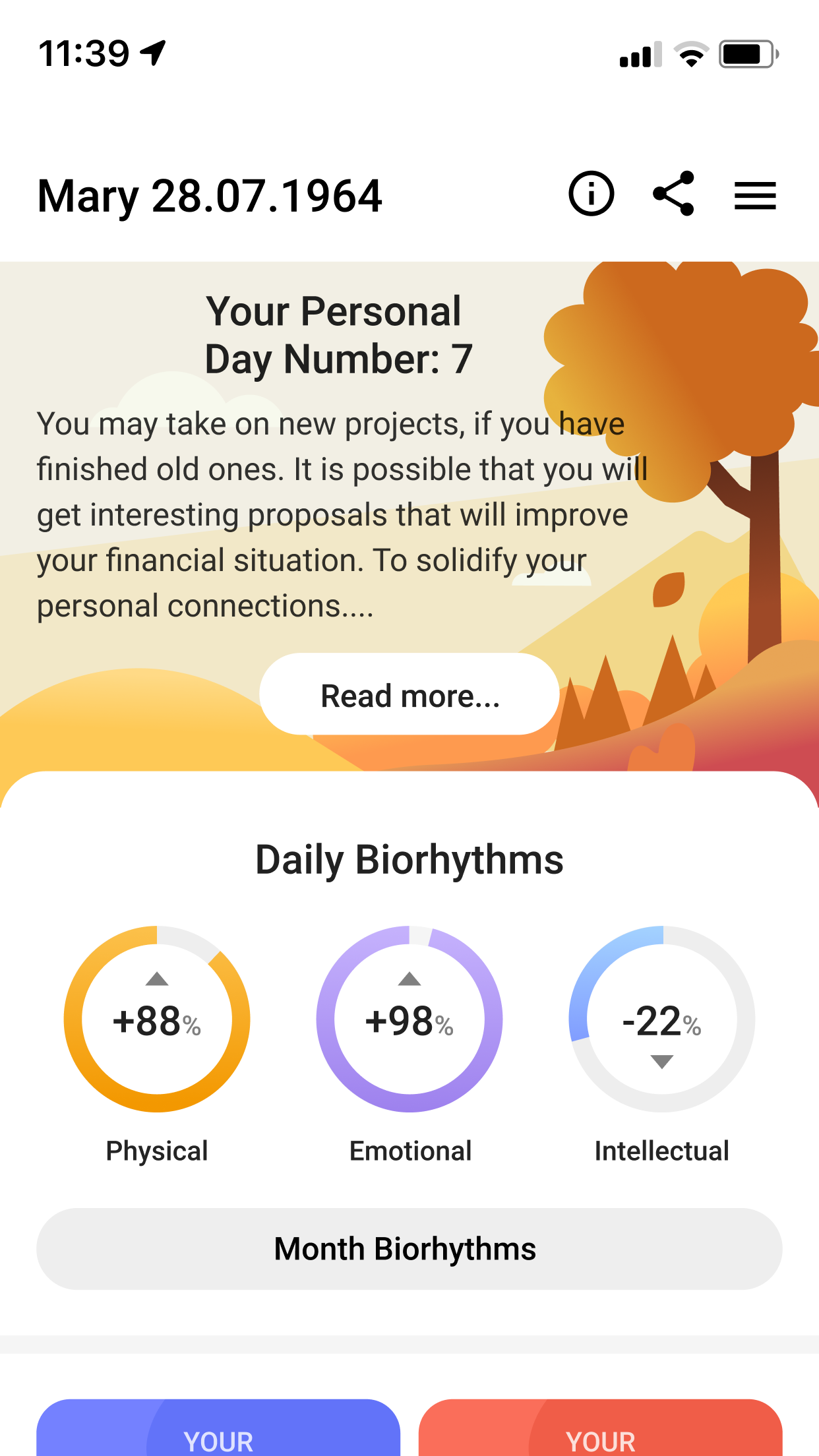 Numerology & Biorhythms