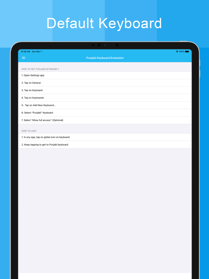 Punjabi Keyboard - Translator