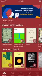 bnp biblioteca pública digital iphone screenshot 1