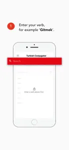 Turkish Conjugator screenshot #1 for iPhone