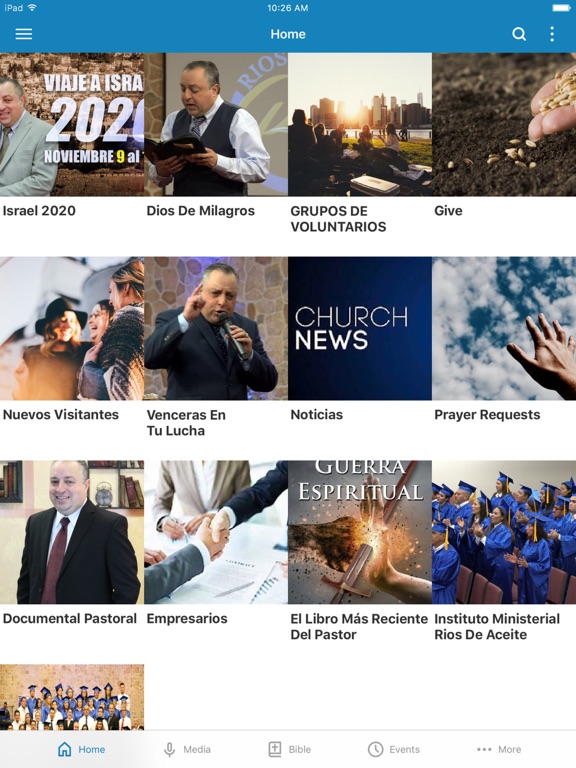 Rios De Aceite iPad screenshot 1 - Lifestyle app