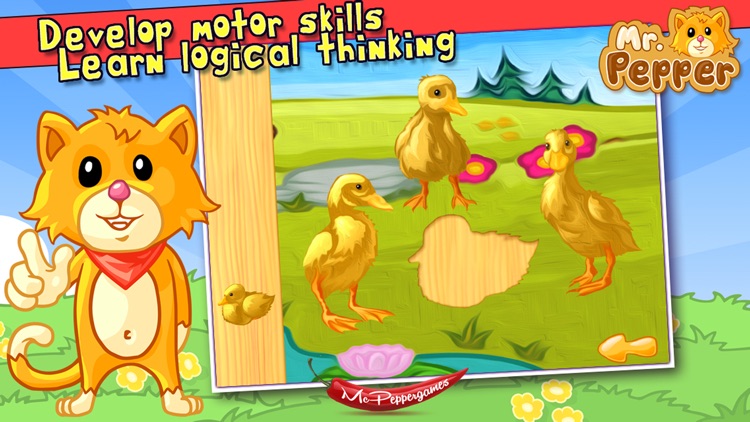 Baby Animals Puzzle - For Kids screenshot-3
