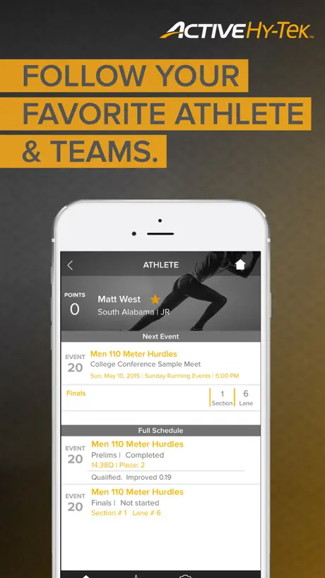 Track & Field Meet Mobile