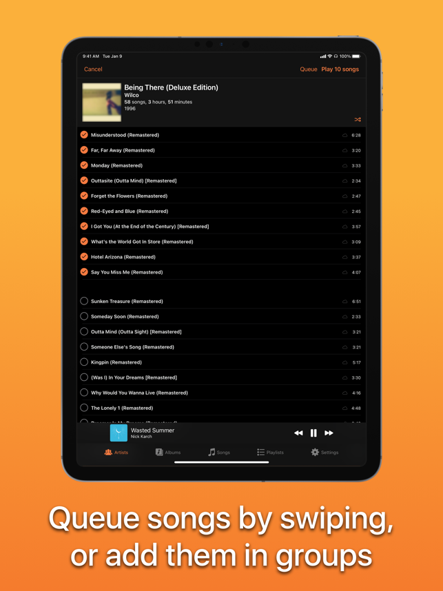 Schermata di Picky Music Player