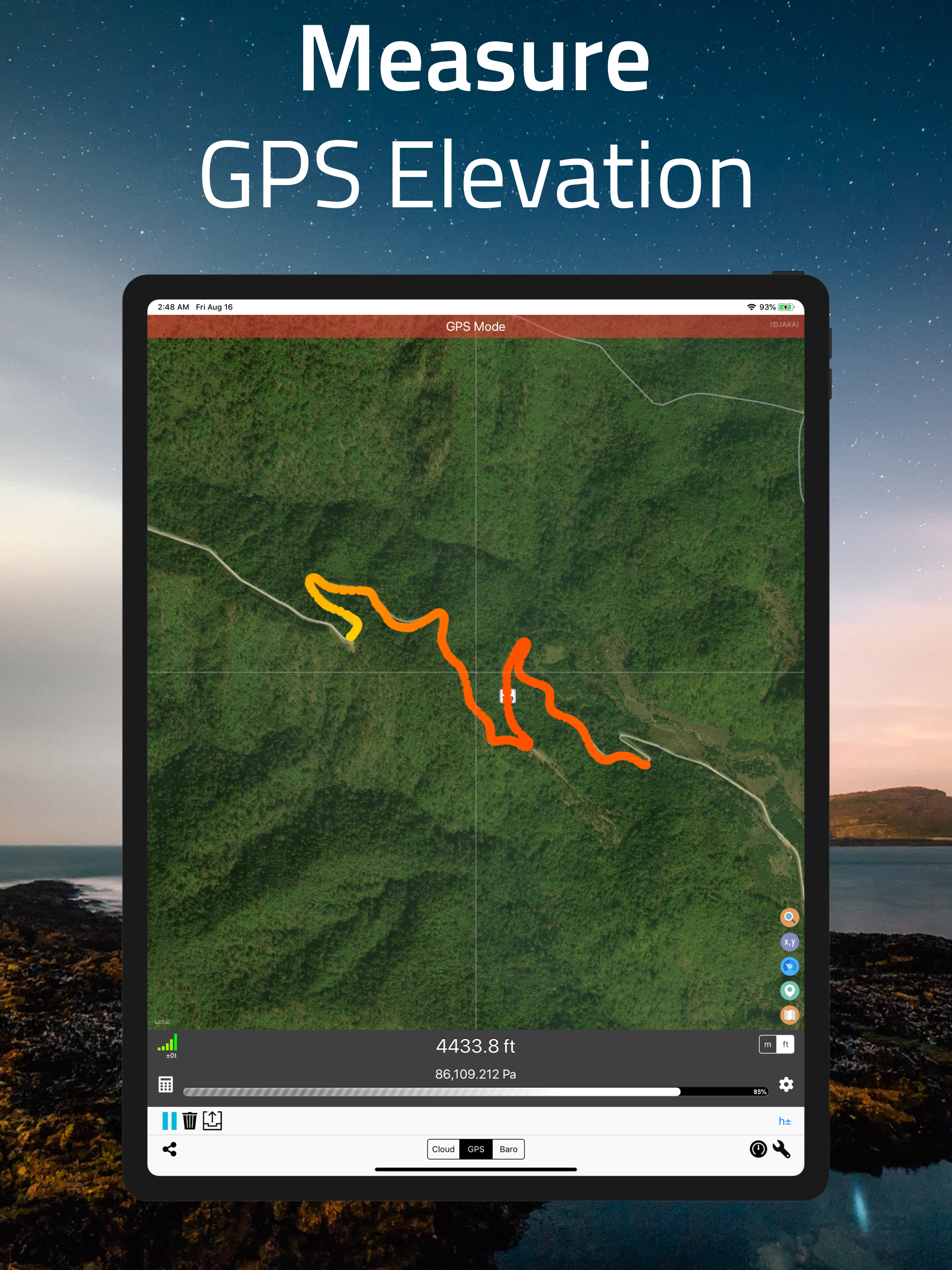 Elevation - Altimeter Map