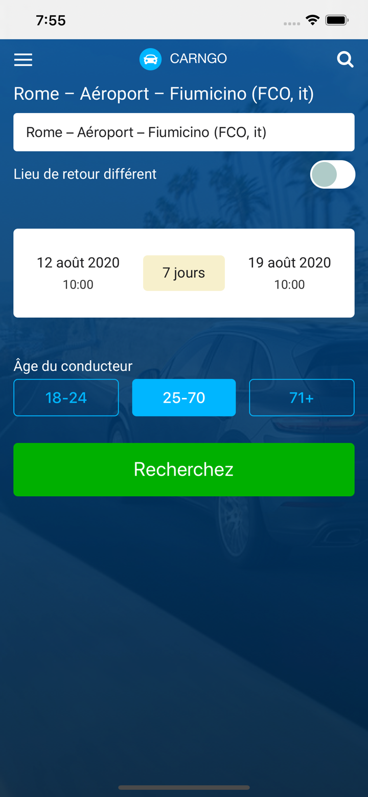 Location de voiture - Carngo screenshot 7