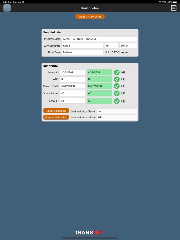 TransNet Training iPad screenshot 3 - Medical app