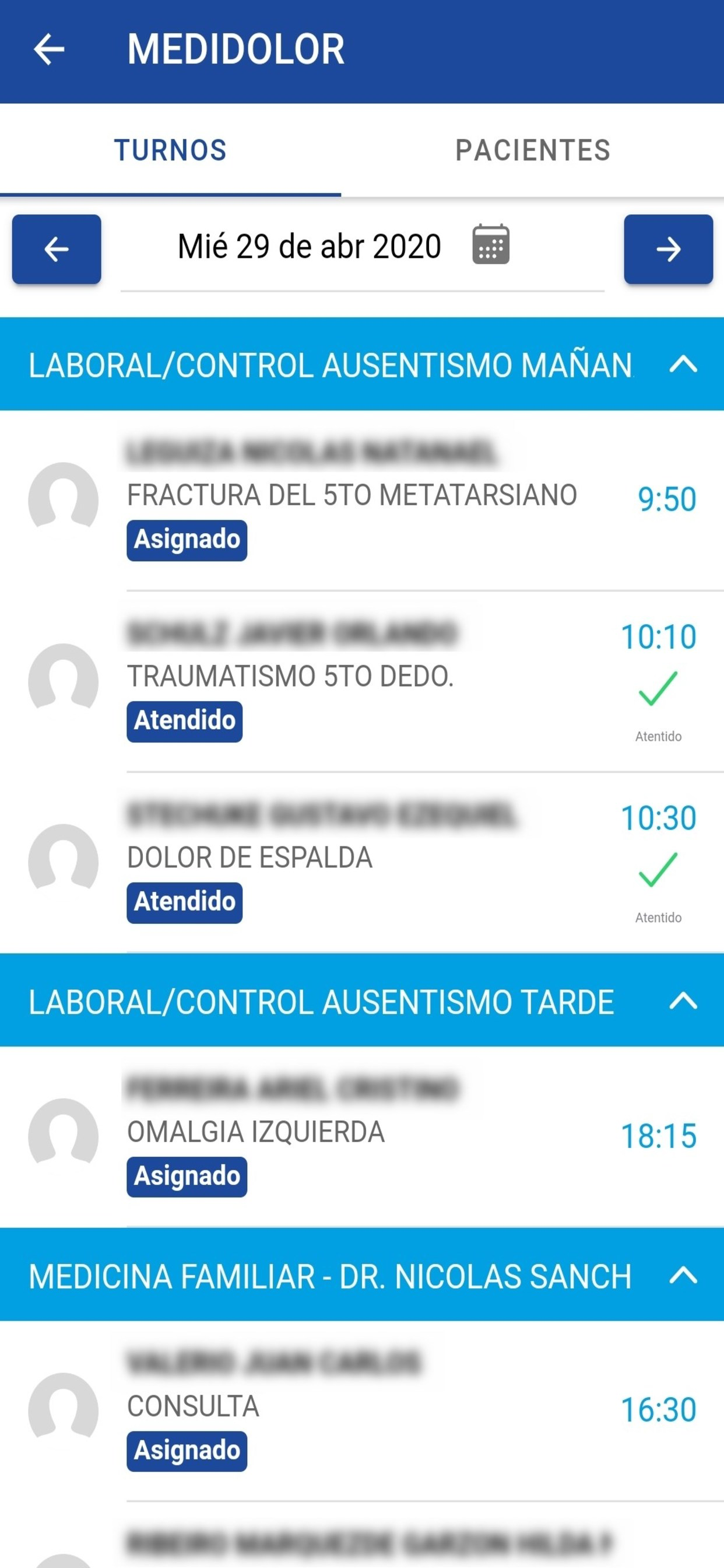Integrando Salud Móvil screenshot 3
