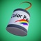 Use the bucket to create paintings