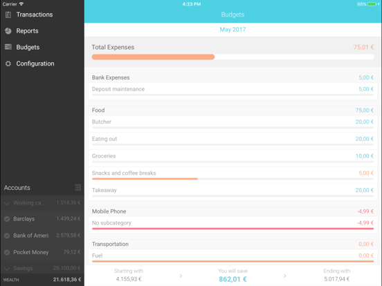 Screenshot #6 pour Boonzi - Personal Finance