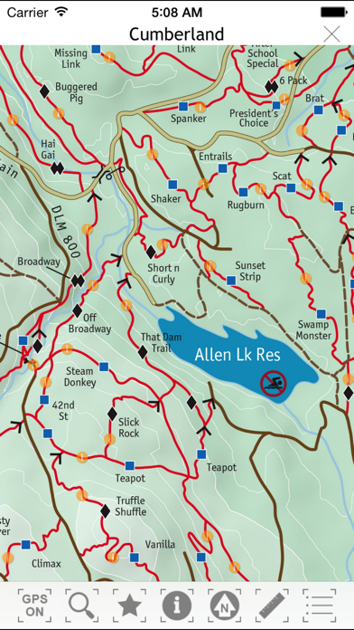 TrailMapps: Cumberland Screenshot