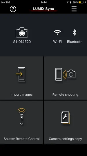 Panasonic LUMIX Sync screenshot 1
