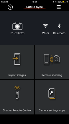 Panasonic LUMIX Sync screenshot 1