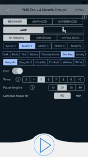 progressive muscle relaxation. iphone screenshot 4