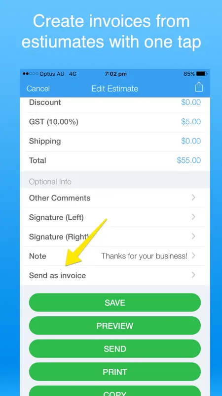 Invoice Maker Simple screenshot 6 of 10