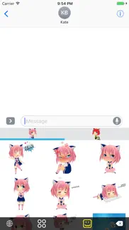 sira & mira chibi manga emoji iphone screenshot 4