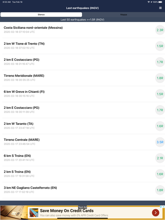 Screenshot #5 pour Rischio Sismico