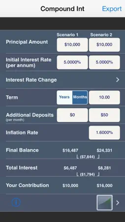 Compound Int Calculator Plus screenshot 4
