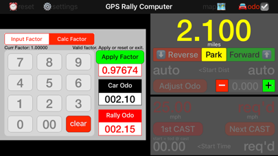 Screenshot #2 pour GPS Rally Computer