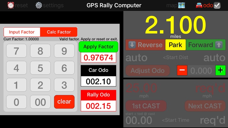 GPS Rally Computer