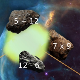 Screenshots (10) Mathteroids: Math Asteroids