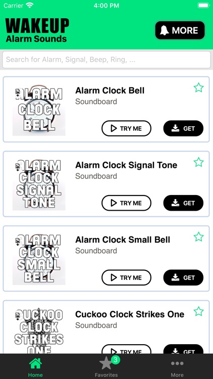 Wake Up Alarm Sounds