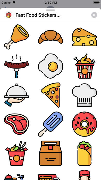 Fast Food Stickers... screenshot 2