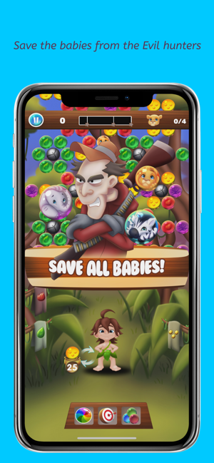 ‎Safari Rescue: Bubble Shooter Screenshot