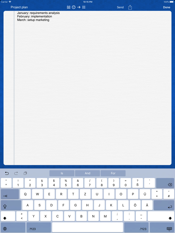 iBrisk for iPad app screenshot 3