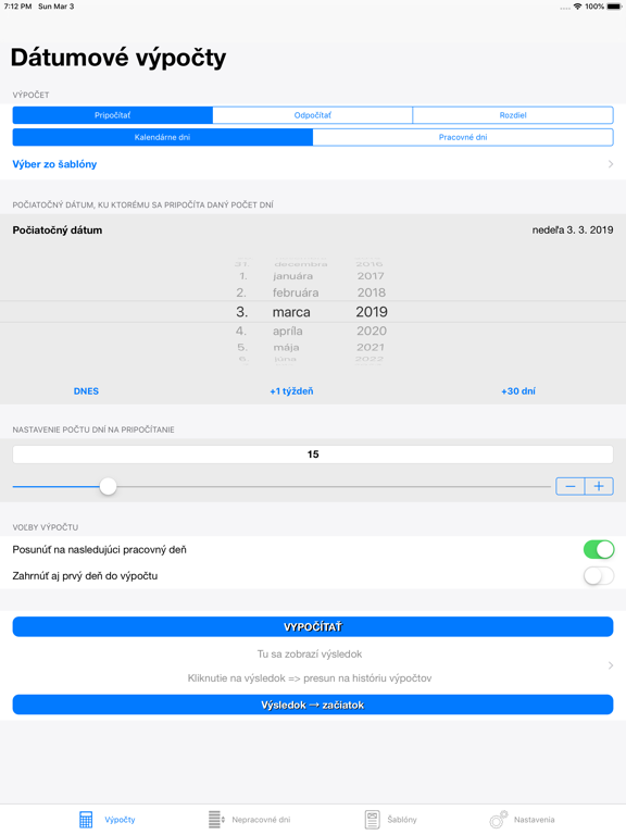 Screenshot #4 pour Dátumovník