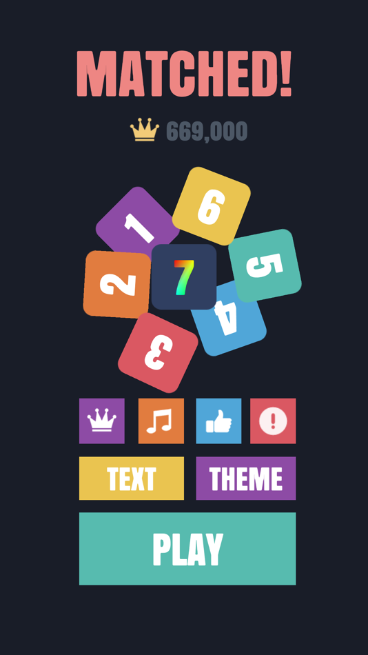 #8. Matched! - Merge Numbers (iOS) 来自: 1GRAM
