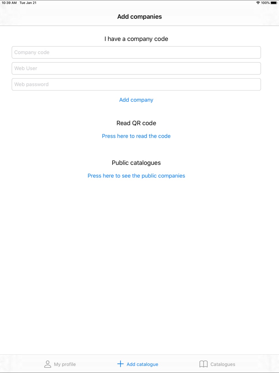 iPad screenshot