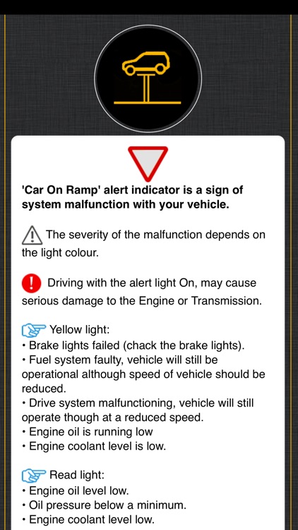 Warning Lights For Mini Cooper screenshot-5