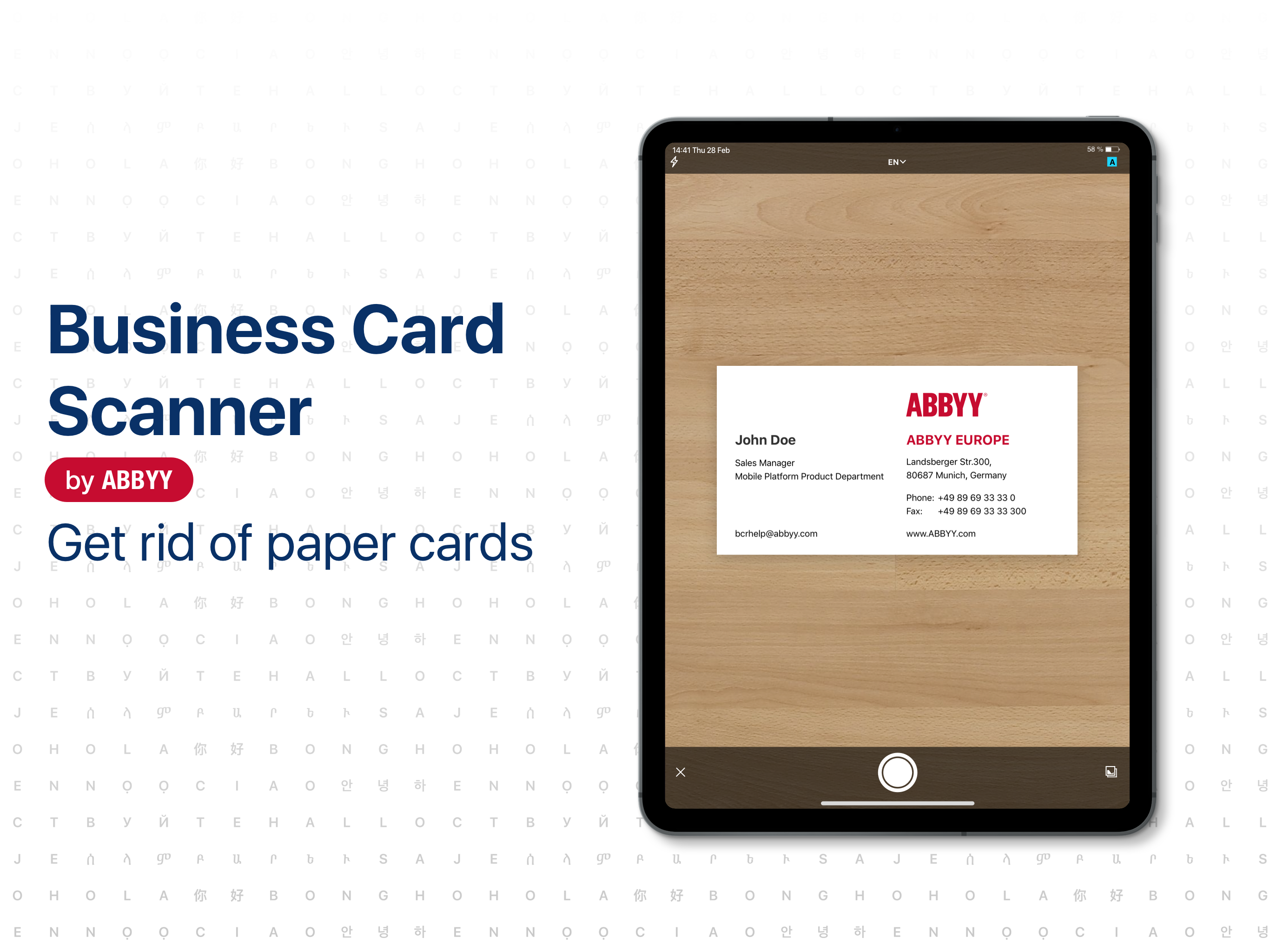 ABBYY Business Card Reader Pro