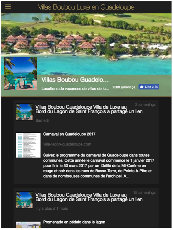 Screenshot #6 pour Villas Boubou luxe bord lagon