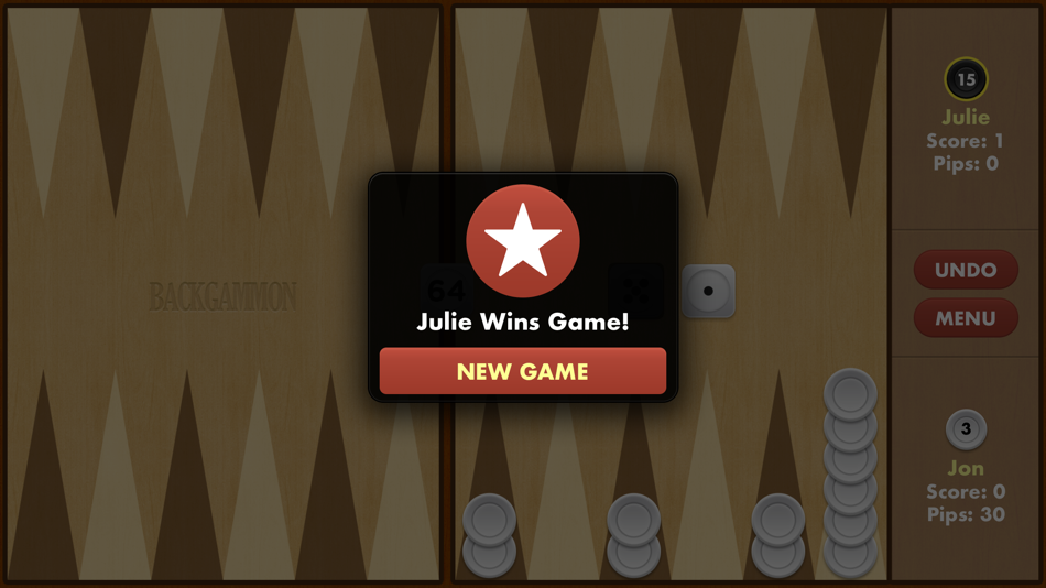 #2. Backgammon ∙ (iOS) By: Optime Software LLC
