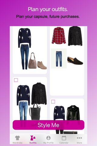 Pureple Outfit Planner screenshot 2