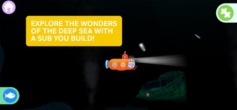 MarcoPolo Ocean - Users navigate the mysterious deep sea with a customizable submarine, illuminating hidden shipwrecks and bioluminescent marine life.