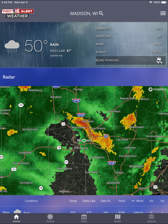 WMTV15 First Alert Weather screenshot 3