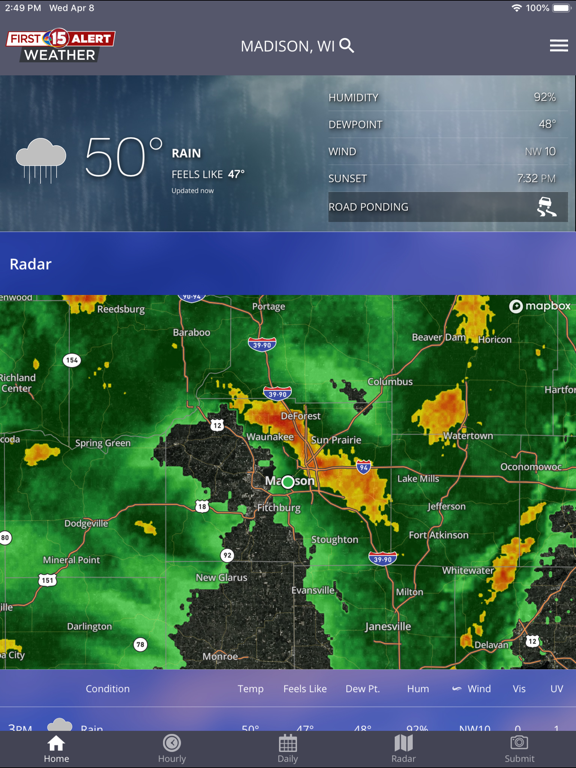 NBC15 First Alert Weather screenshot 3